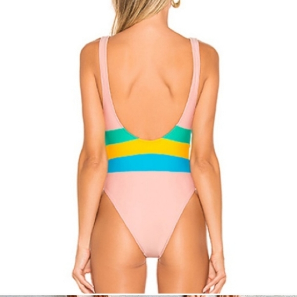 Ellejay Revolve Randall Sorbet One- Piece Swimsuit - Picture 2 of 8